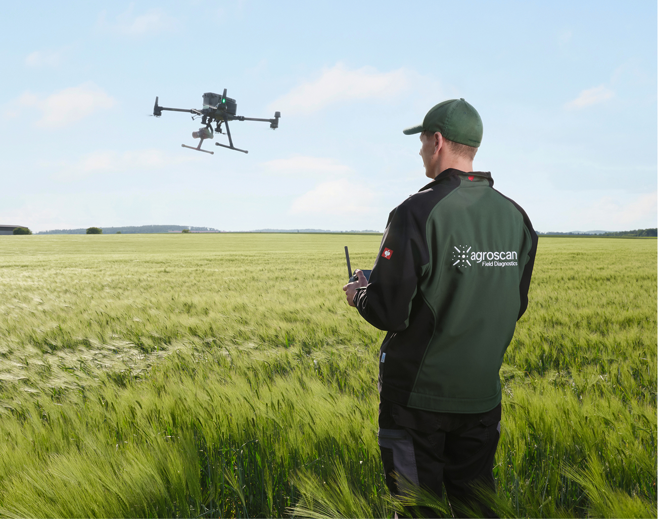 Diagnostika porostu dronem – analýza pole z výšky